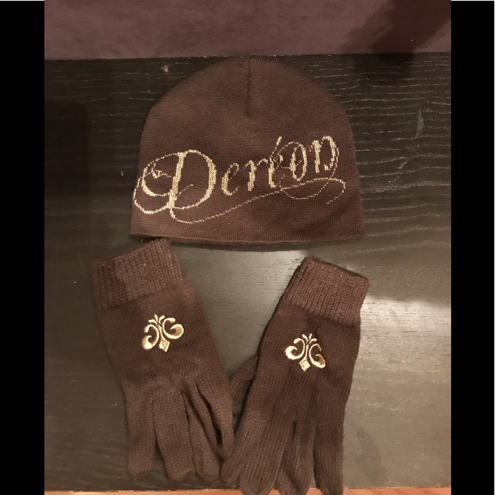 House of Dereon Hat & Glove Set